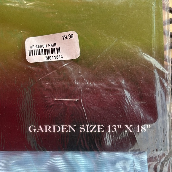 Fun bright colored “Beach Hair Don’t Care” Garden Flag - Picture 4 of 4